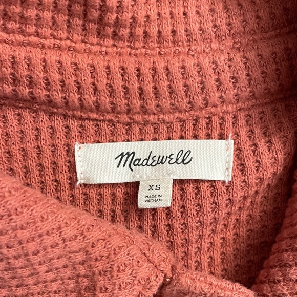 Madewell Women's Rust Button-Down Shirt - Picture 2 of 3